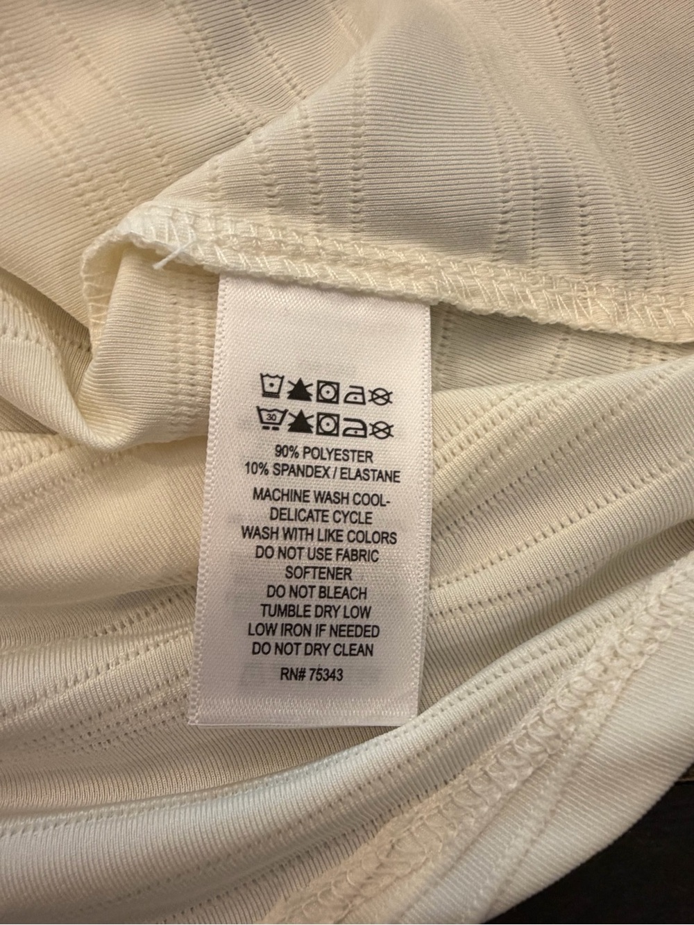 Tommy Bahama WHITE Jacket Golf Half Zip Performance LS UPF50 Womens Large NWT - Picture 9 of 15